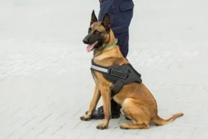 harnais tactique chien police