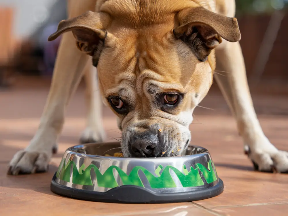 chien boulimique