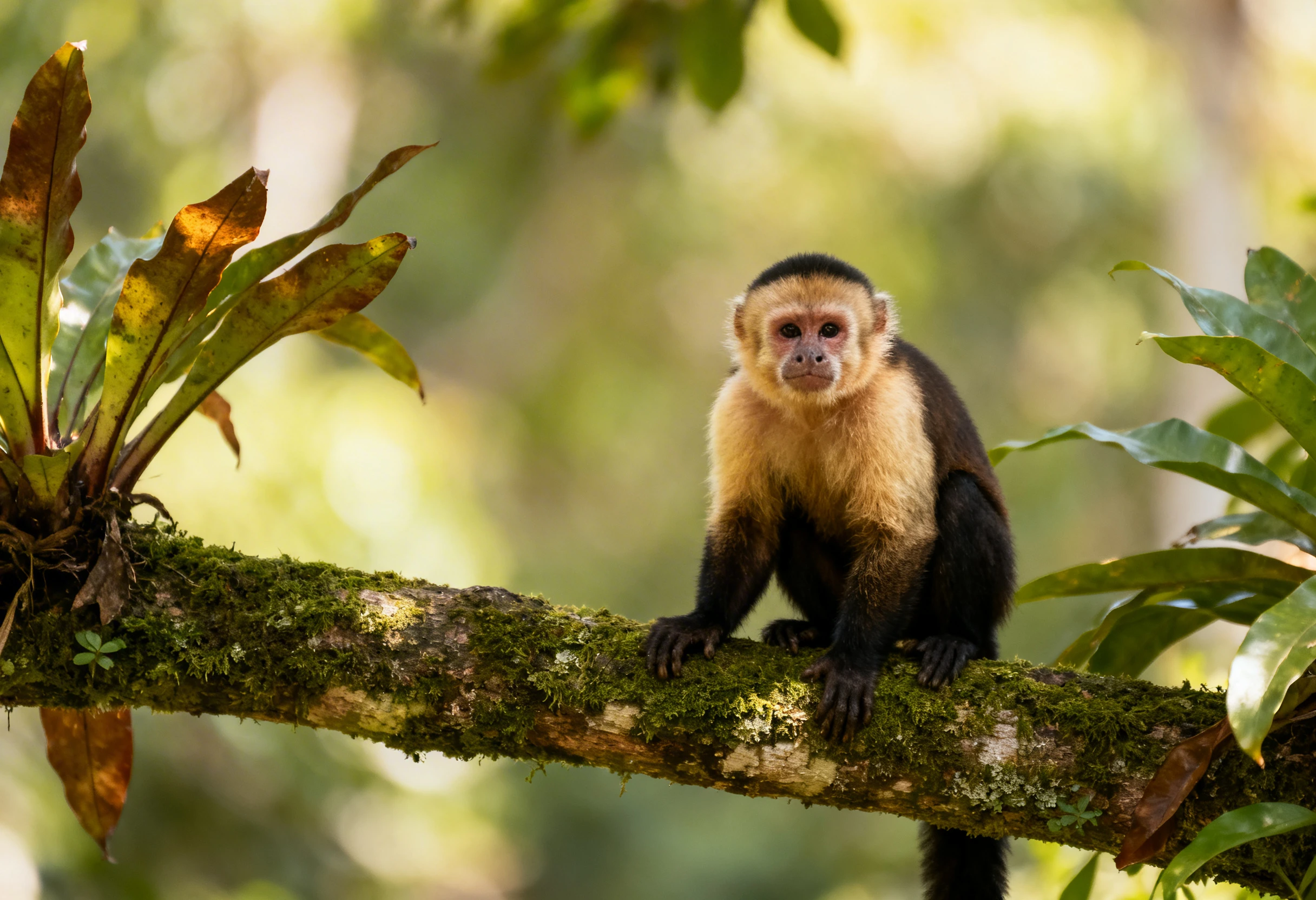 Primate dans son habitat naturel illustrant des conseils de vie et de bien-être